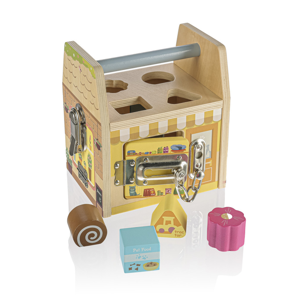Zopa Drevená Montessori kocka